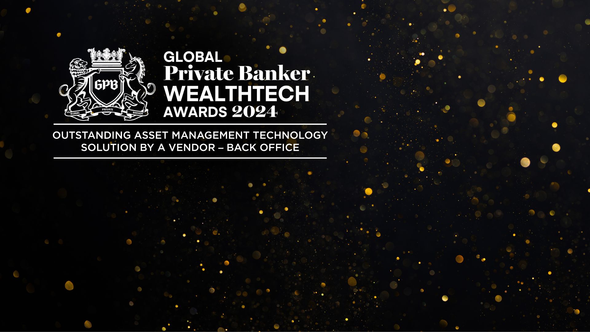Digital TA by FundsDLT recognised at Global Private Banker awards